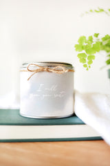 Rest Candle | promise collection | sweet | cozy | calm scent | soy wax | natural fragrance | hand-poured | refreshing candle