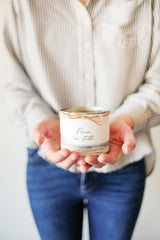 Peace Candle | promise collection | gentle | soft | calm scent | soy wax | natural fragrance | hand-poured | refreshing candle