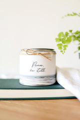 Peace Candle | promise collection | gentle | soft | calm scent | soy wax | natural fragrance | hand-poured | refreshing candle