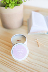 A Basket Full of Flowers Candle | floral | blossom | nature scent | soy wax | natural fragrance | hand-poured | bright | refreshing candle