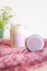 A Basket Full of Flowers Candle | floral | blossom | nature scent | soy wax | natural fragrance | hand-poured | bright | refreshing candle