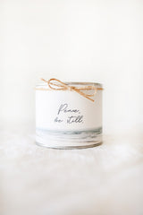 Peace Candle | promise collection | gentle | soft | calm scent | soy wax | natural fragrance | hand-poured | refreshing candle