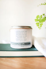 Peace Candle | promise collection | gentle | soft | calm scent | soy wax | natural fragrance | hand-poured | refreshing candle