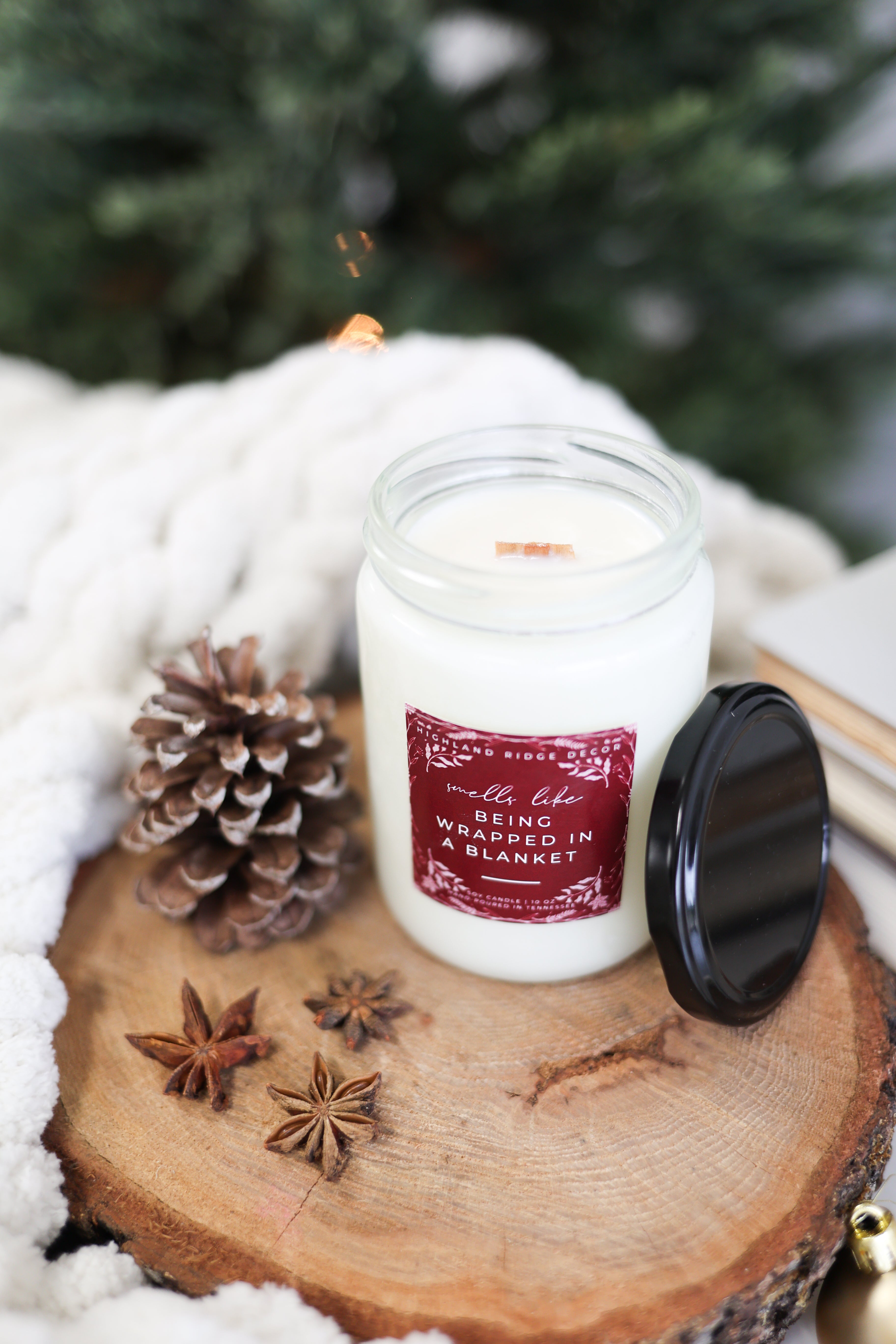 "Being Wrapped In A Blanket" Candle