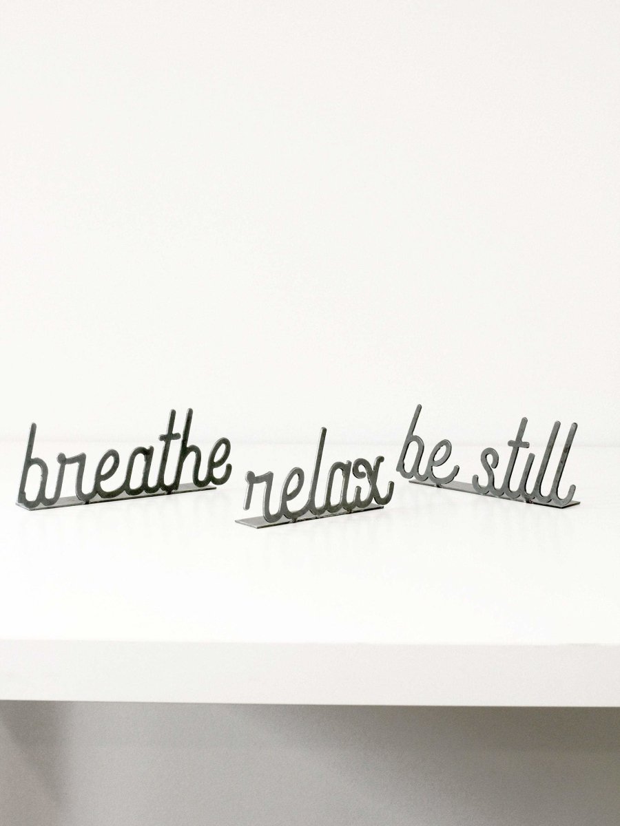Be Still Word Sign - Highland Ridge Decor