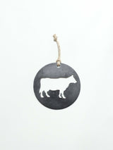 Cow Christmas Tree Ornament - Highland Ridge Decor