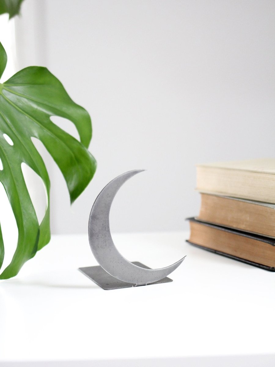 Crescent Moon Bookend - Highland Ridge Decor