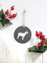 Goat Christmas Tree Ornament - Highland Ridge Decor