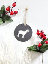 Goat Christmas Tree Ornament - Highland Ridge Decor