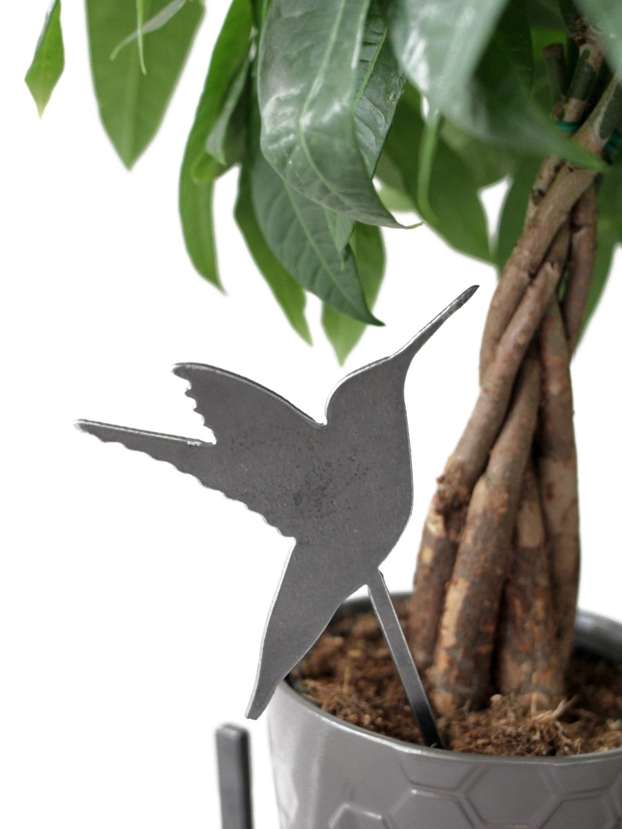 Happy Hummingbird Plant Stake - Highland Ridge Decor
