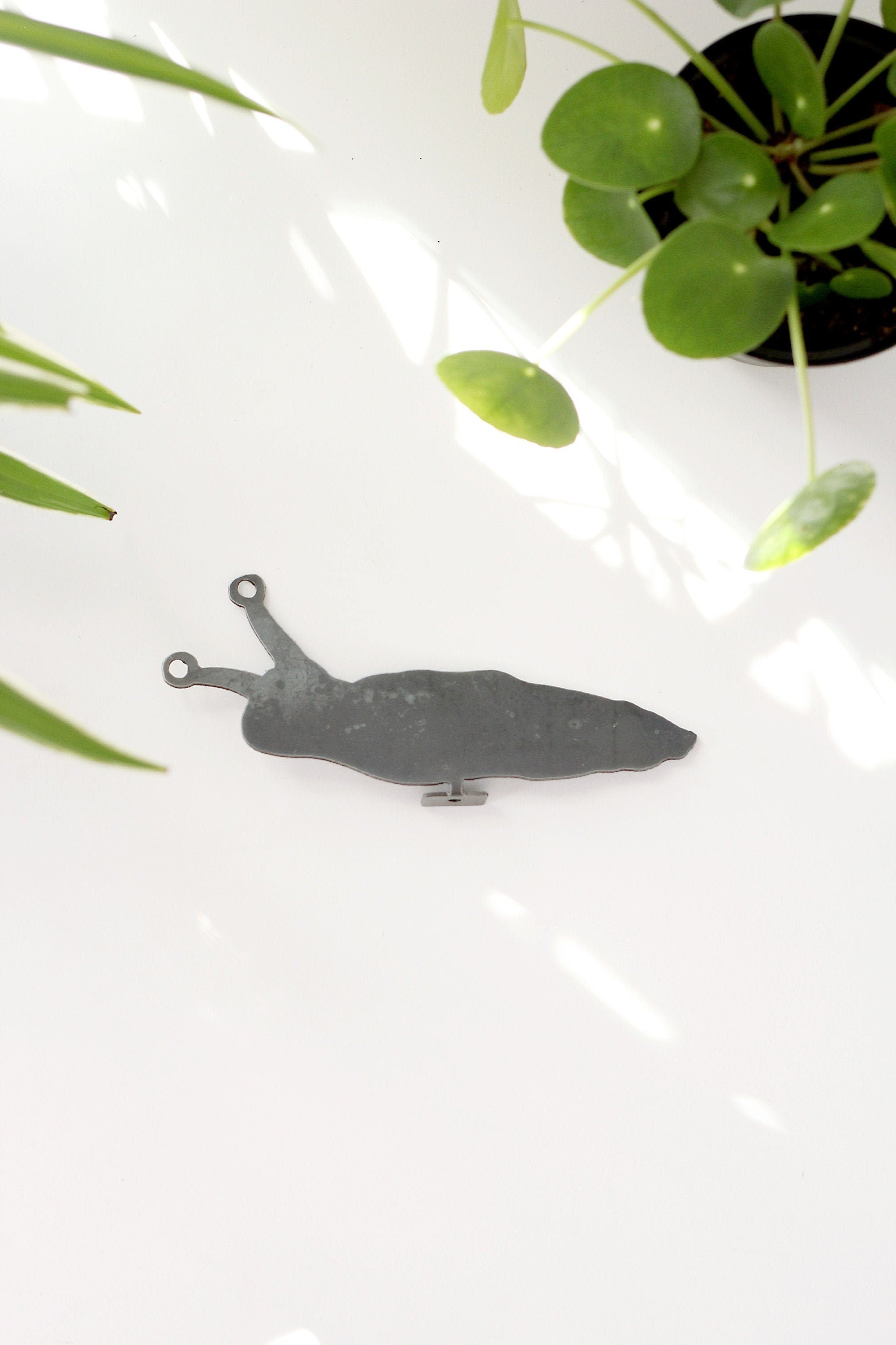 Slug Statue | garden slug outdoor decor bird art rustic outdoor cottagecore home