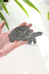 Turtle Statue |  garden decor rustic outdoor patio ornament lawn critter