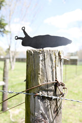 Slug Statue |  garden slug outdoor decor bird art rustic outdoor cottagecore home