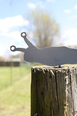 Slug Statue |  garden slug outdoor decor bird art rustic outdoor cottagecore home
