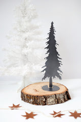 Metal Redwood Tree Silhouette - Medium  | cabin decor forest Christmas trees art home decor redwood forest