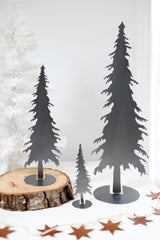 Metal Redwood Tree Silhouette - Large  | cabin decor forest Christmas trees art home decor redwood forest