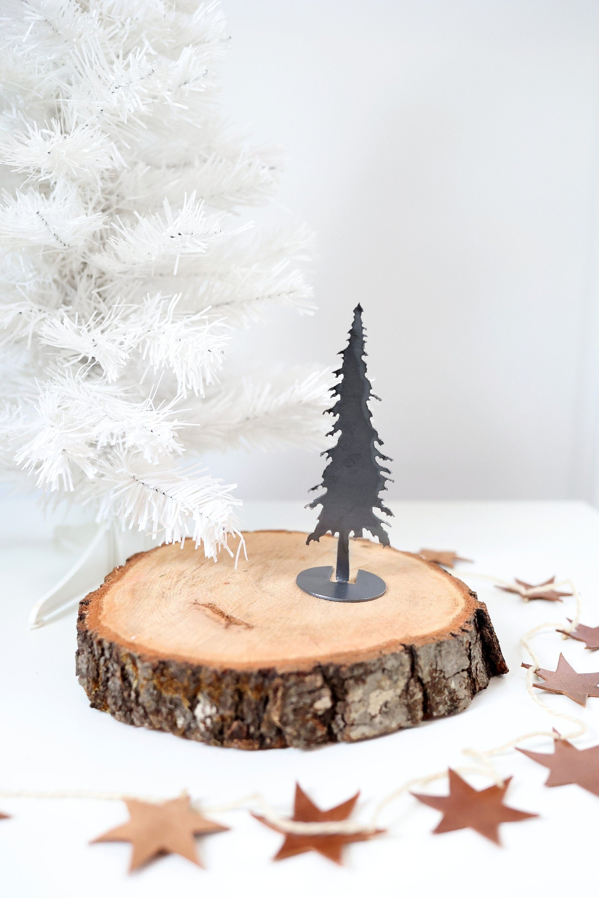 Metal Redwood Tree Silhouette - Small | cabin decor forest Christmas trees art home decor redwood forest
