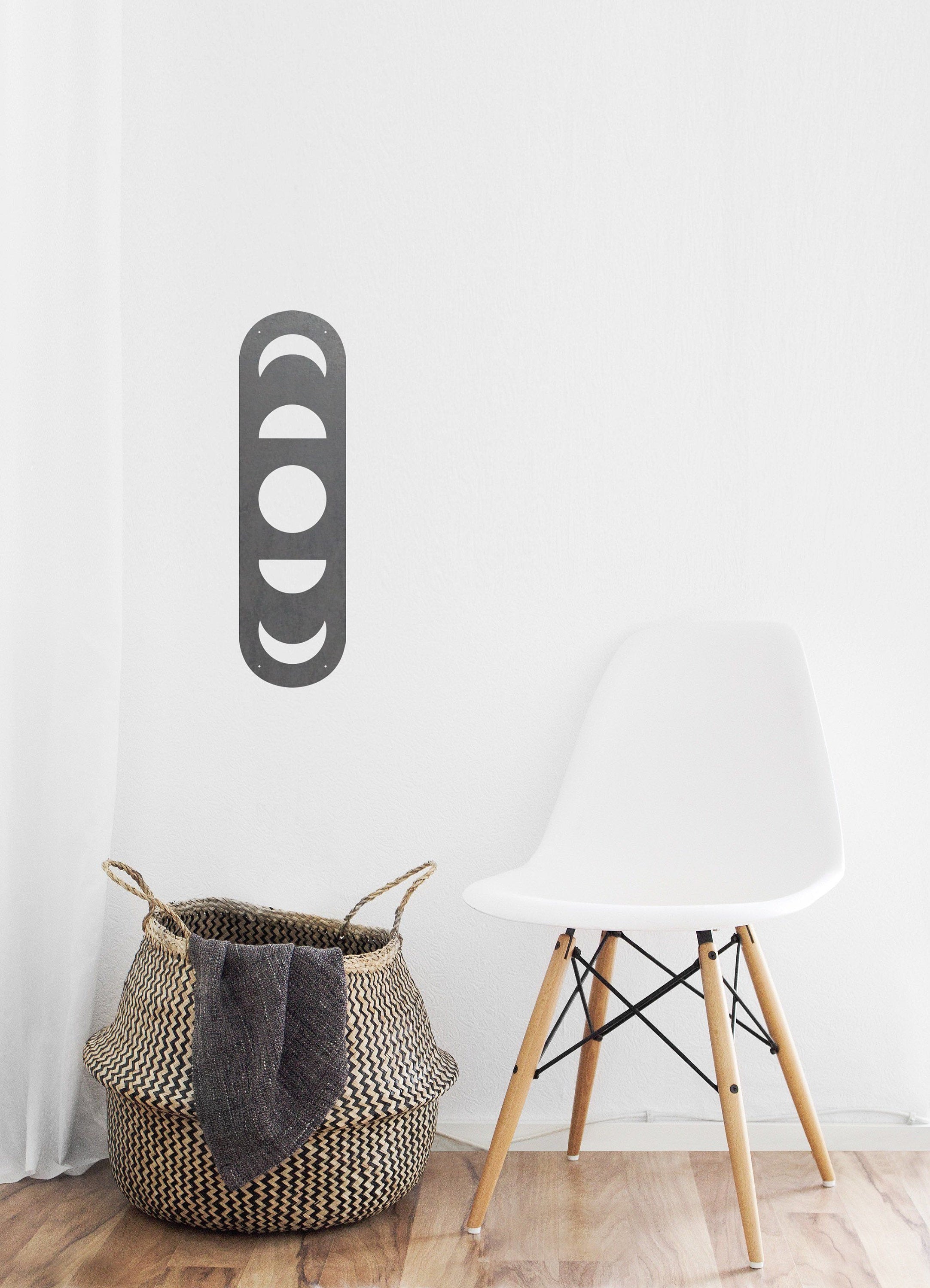 Moon Phase Wall Hanging | solid moon phases wall hanging rustic home decor celestial decor farmhouse wall art stargazer gift