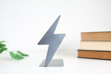 Lightening Bolt Bookend  |  lightening bookend bookcase organization Harry Potter book collection home decor room design bookends for kids