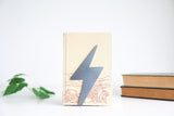 Lightening Bolt Bookend  |  lightening bookend bookcase organization Harry Potter book collection home decor room design bookends for kids