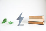 Lightening Bolt Bookend  |  lightening bookend bookcase organization Harry Potter book collection home decor room design bookends for kids
