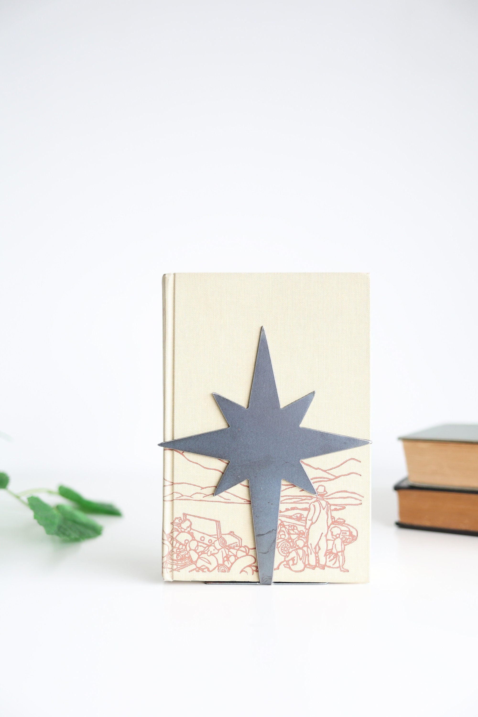 Star Bookend | star bookend home organization bookcase reader collection home decor book lover celestial nursery kids reading room