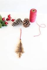 Wooden Redwood Tree Christmas Ornament | Christmas tree ornament wooden ornament stocking stuffer hostess gift tree decor