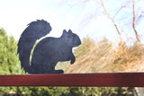 Metal Squirrel Statue  |  garden squirrel cute outdoor statue farmhouse garden decor statue bird art rustic outdoor cottage landscape nature