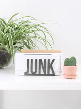 Junk Mail Modern Metal Mail Holder - Highland Ridge Decor