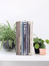 Large Metal Bookend for Vinyl Records - Highland Ridge Decor