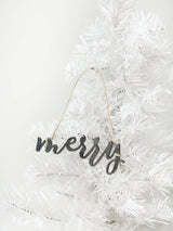 Merry Christmas Ornament - Highland Ridge Decor