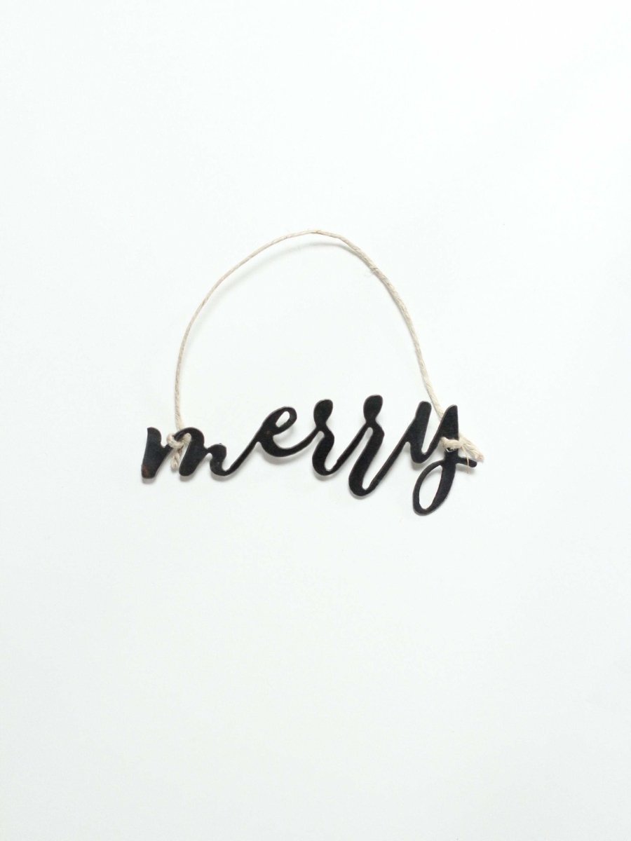 Merry Christmas Ornament - Highland Ridge Decor