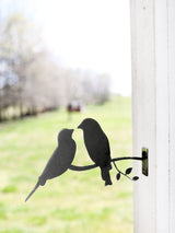 Metal Bird Statue - Love Birds Statue - Highland Ridge Decor
