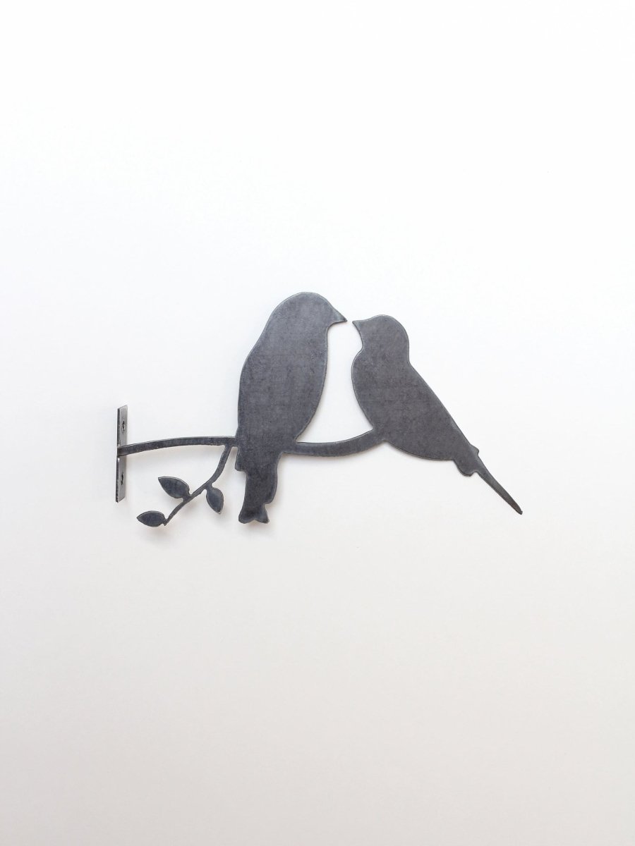 Metal Bird Statue - Love Birds Statue - Highland Ridge Decor