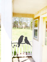 Metal Bird Statue - Love Birds Statue - Highland Ridge Decor
