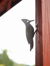 Metal Bird Statue - Woodpecker Bird Art - Highland Ridge Decor
