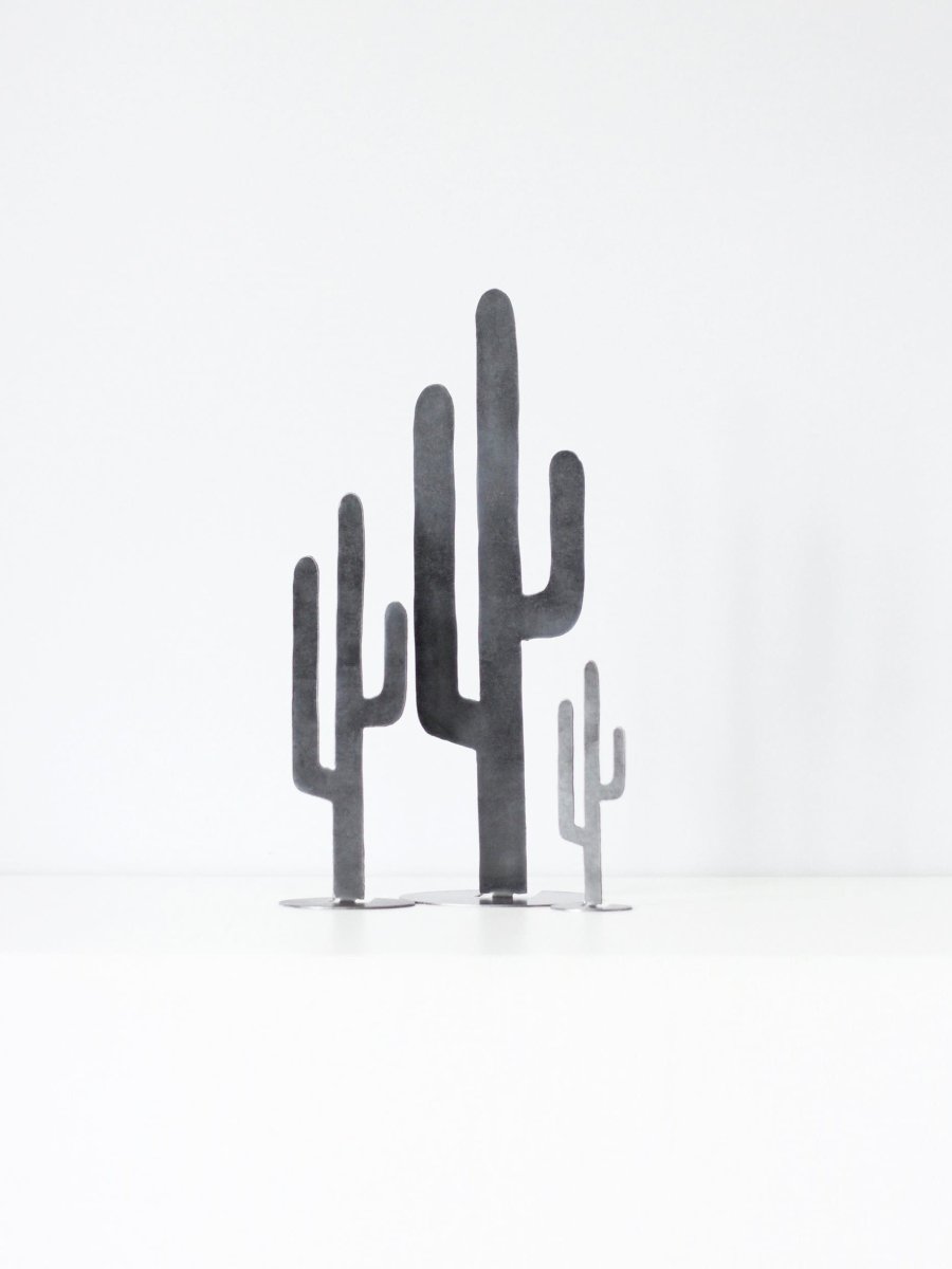 Metal Cactus Silhouette - Small - Highland Ridge Decor