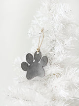 Paw Print Christmas Ornament - Highland Ridge Decor
