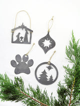 Paw Print Christmas Ornament - Highland Ridge Decor