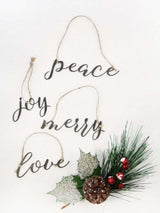 Peace Christmas Ornament - Highland Ridge Decor