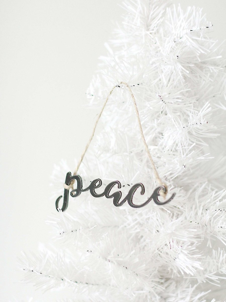Peace Christmas Ornament - Highland Ridge Decor