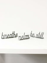 Relax Word Sign - Highland Ridge Decor
