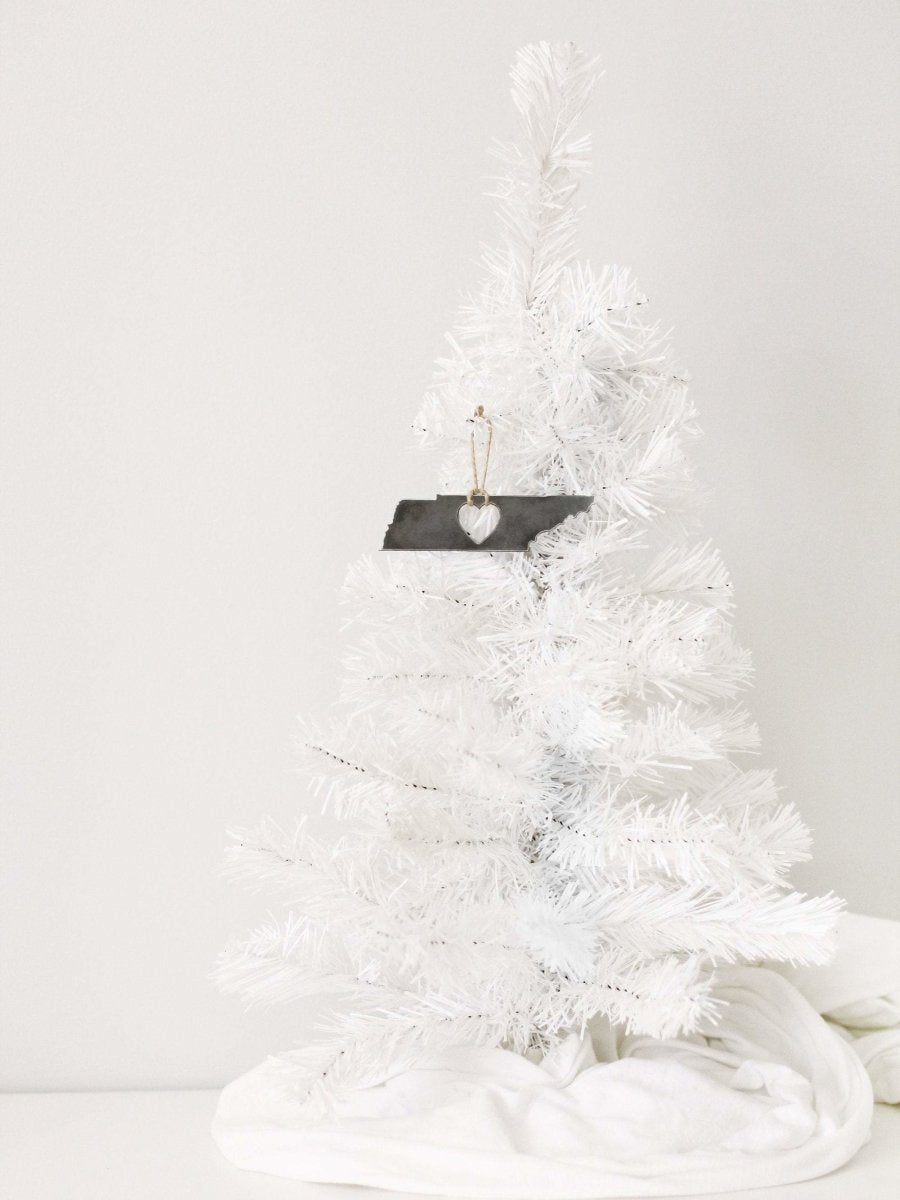 Tennessee Heart Christmas Ornament - Highland Ridge Decor