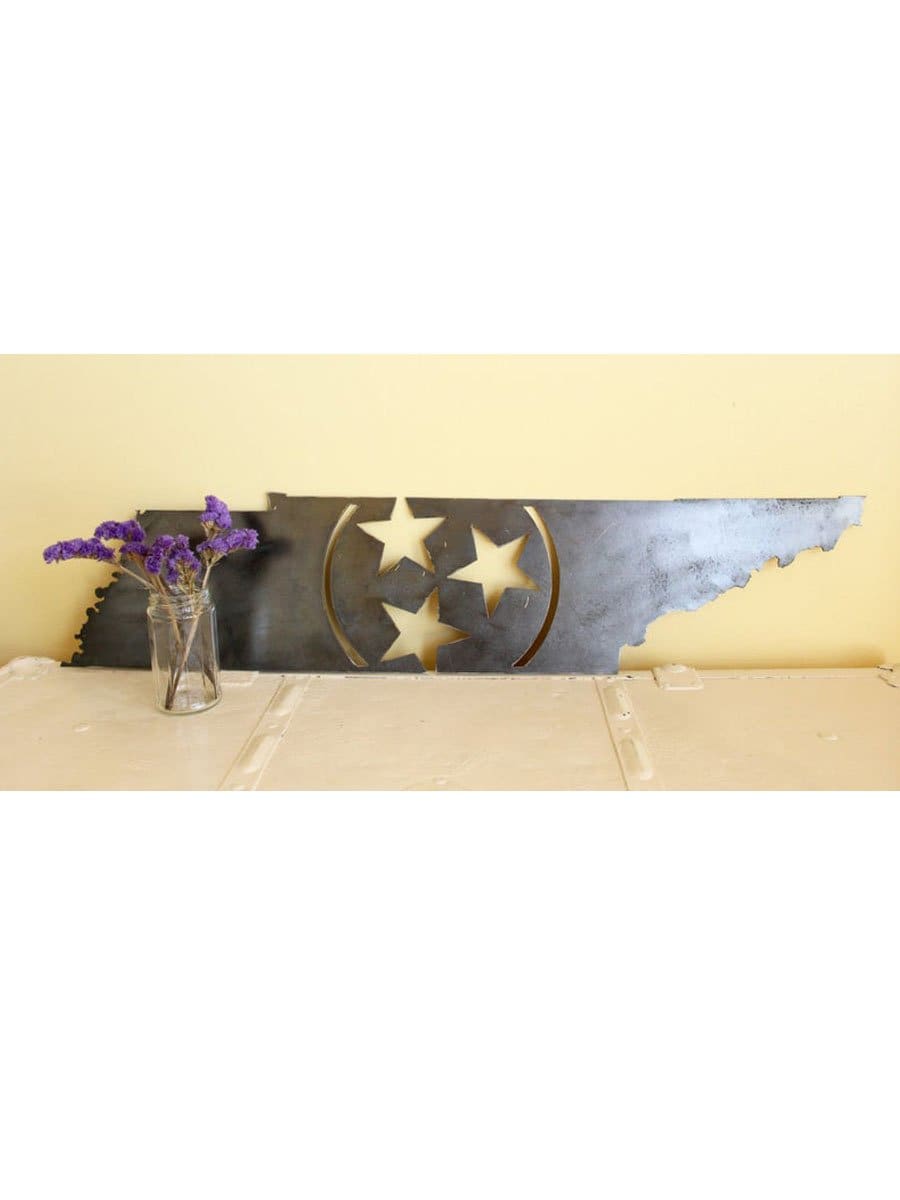 Tennessee Tri-Star Metal Art - Highland Ridge Decor