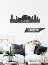 VOLUNTEERS Tennessee Metal Sign - Highland Ridge Decor