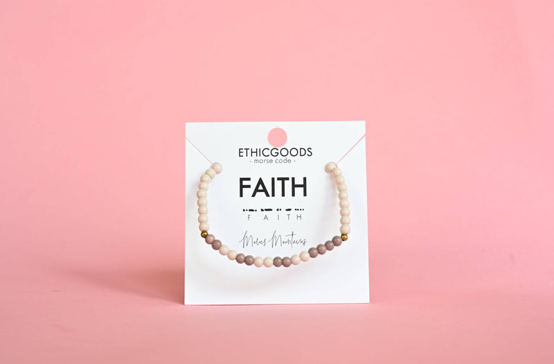 FAITH | Morse Code Bracelet