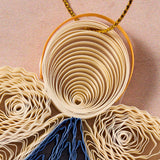 Diu Quilled Angel Ornament - Blue