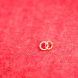 Hammered Medallion Studs