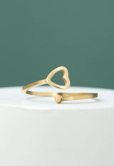 Ada Gold Heart Ring