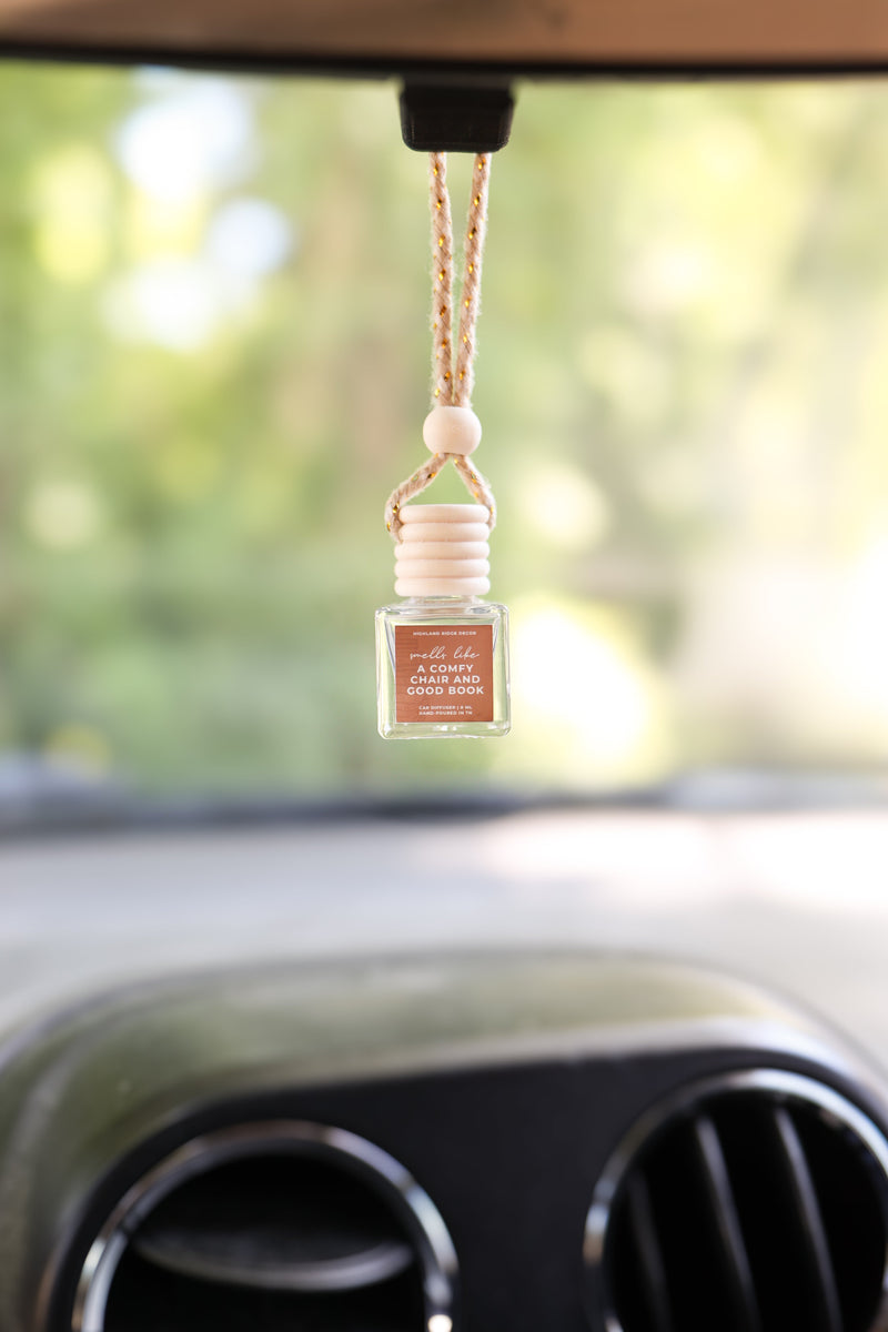 A Comfy Chair and Good Book Car Diffuser